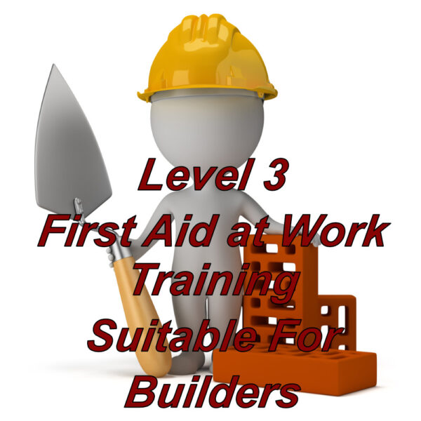 Level 3 first aid at work training online, suitable for builders, electricians and the construction industry.